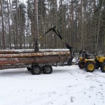 Vyvážecí souprava za malotraktor