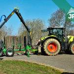 Traktor Claas a vyvážečka FARMA