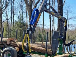 Hydraulická ruka Farma 5,0 G3 pro montáž na vyvážecí vleky