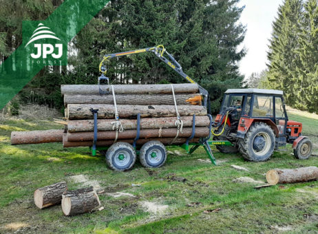 vyvážečka dřeva Farma s nosností 6 tun
